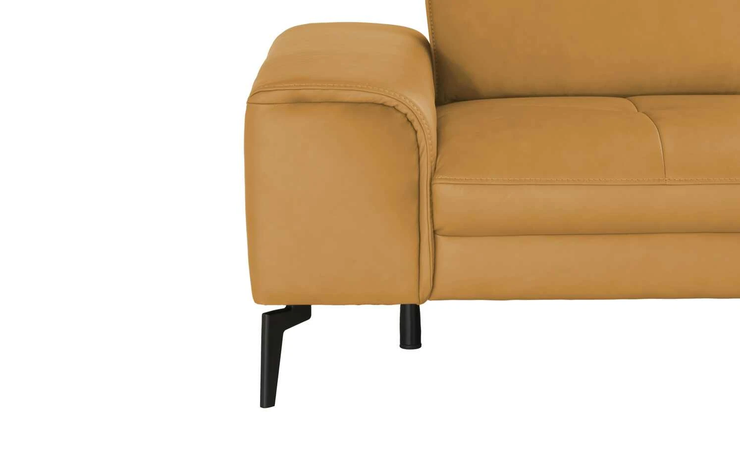 Wohnwert Ecksofa Leder Kalea | Kurkuma (Gelb-Braun) rechts ohne 8 Wohnwert Ecksofa Leder Kalea | Kurkuma (Gelb-Braun) rechts ohne – Bild 6