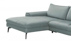 Wohnwert Ecksofa Leder Kalea | Steel (Blau-Grau) links ohne -Sofas Verkaufsladen 28400130 6 202108121318