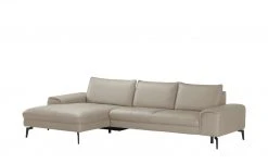 Wohnwert Ecksofa Leder Kalea | Granit (Hellgrau) links ohne -Sofas Verkaufsladen 28400133 8 202108121318