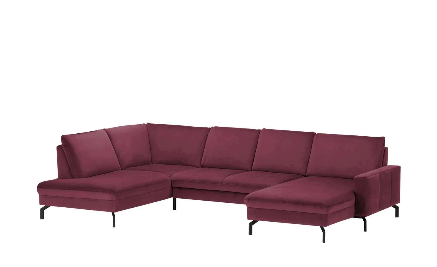meinSofa Wohnlandschaft Grace | Beere (Lila-Rot) links ohne 5 meinSofa Wohnlandschaft Grace | Beere (Lila-Rot) links ohne – Bild 3