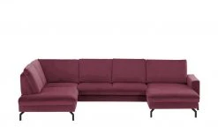 meinSofa Wohnlandschaft Grace | Beere (Lila-Rot) links ohne