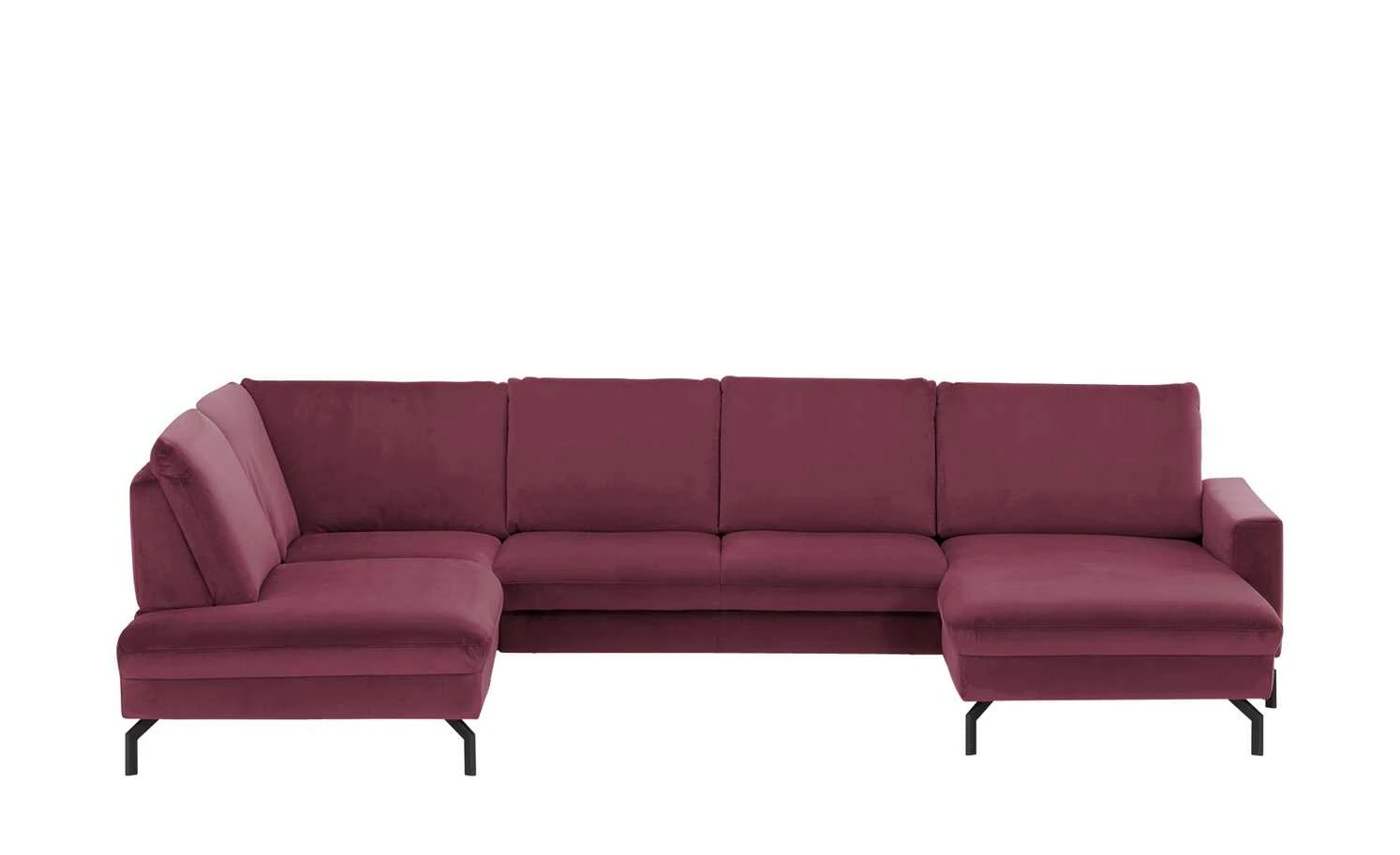 meinSofa Wohnlandschaft Grace | Beere (Lila-Rot) links ohne 3 meinSofa Wohnlandschaft Grace | Beere (Lila-Rot) links ohne