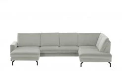 meinSofa Wohnlandschaft Grace | Silver (Hellgrau) rechts ohne