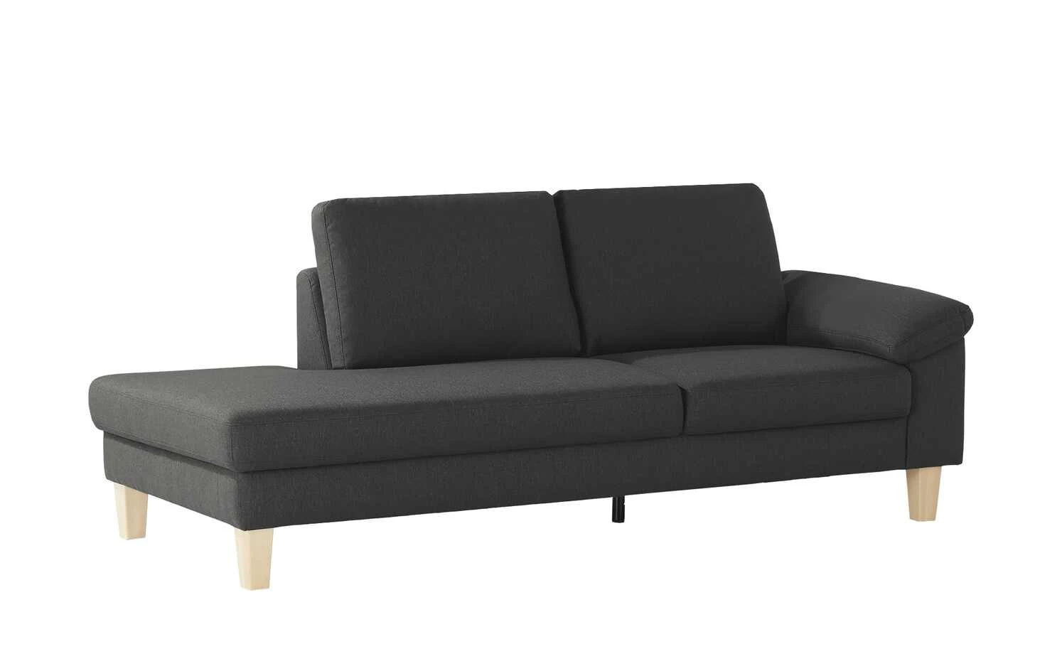 Recamiere Bena | Anthrazit (Dunkelgrau) rechts, rechts 4 Recamiere Bena | Anthrazit (Dunkelgrau) rechts, rechts – Bild 2