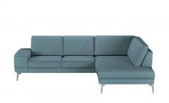 meinSofa Ecksofa Dana | Ocean (Blau-Grau) rechts ohne