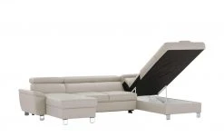 uno Wohnlandschaft Avola | Platin (Hellgrau) rechts Erweiterte Funktion -Sofas Verkaufsladen 28401595 14 202201112238