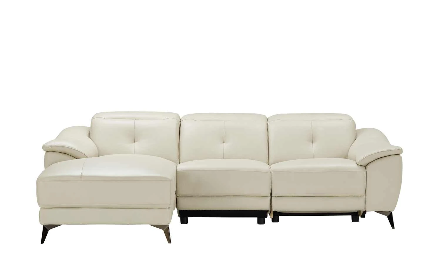 uno Ledersofa mit Relaxfunktion Eva | links 3 uno Ledersofa mit Relaxfunktion Eva | links