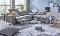 uno Ledersofa mit Relaxfunktion Lucien | rechts