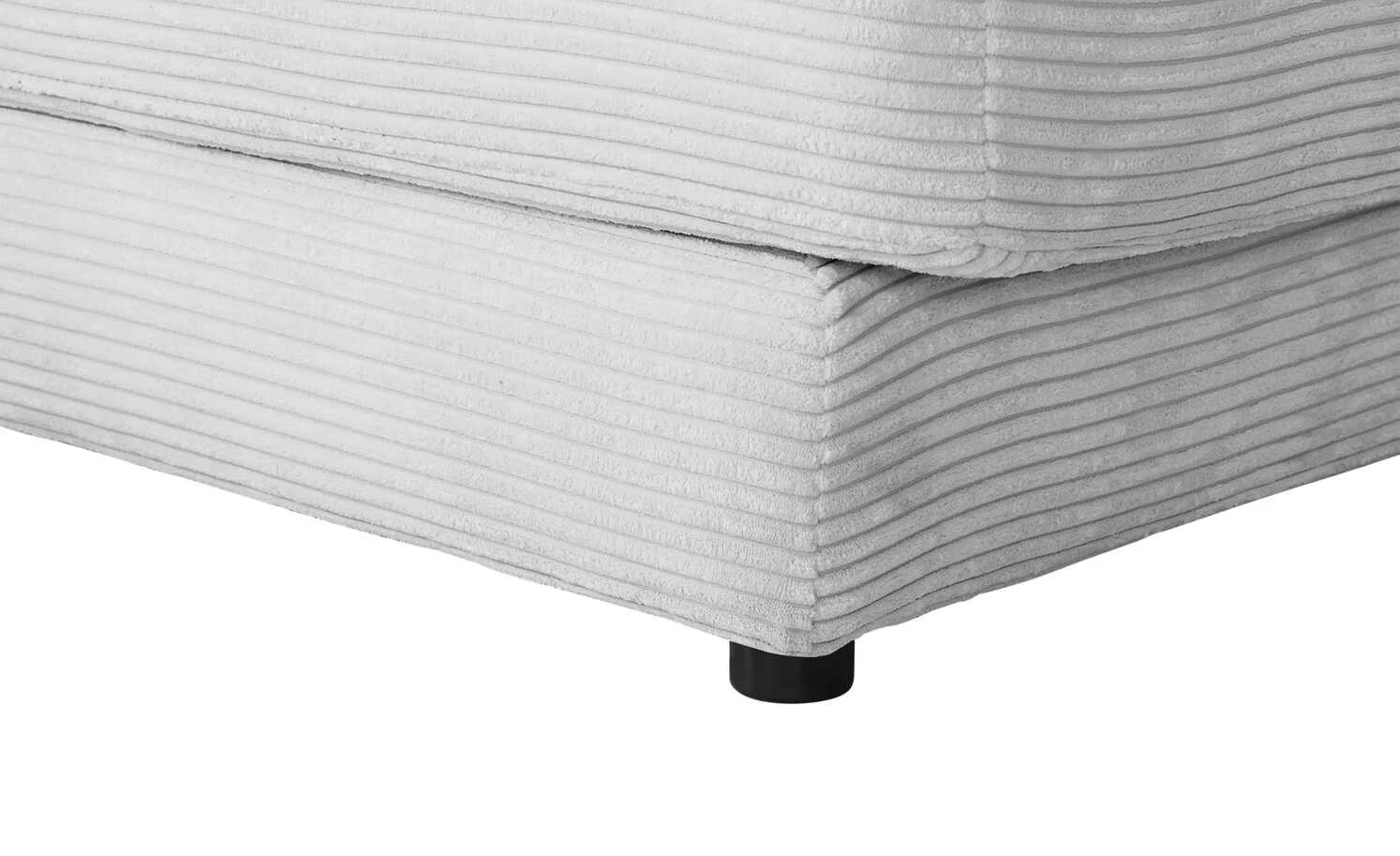 VIVA Cord-Ecksofa Sila | Grey (Grau) rechts 13 VIVA Cord-Ecksofa Sila | Grey (Grau) rechts – Bild 11