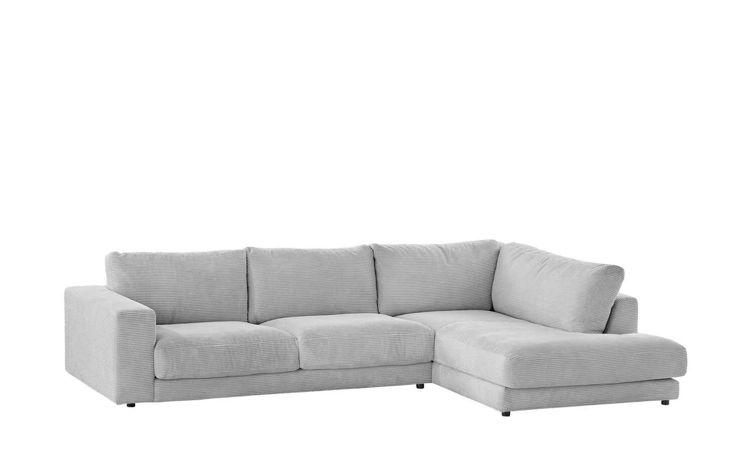 VIVA Cord-Ecksofa Sila | Grey (Grau) rechts 6 VIVA Cord-Ecksofa Sila | Grey (Grau) rechts – Bild 4