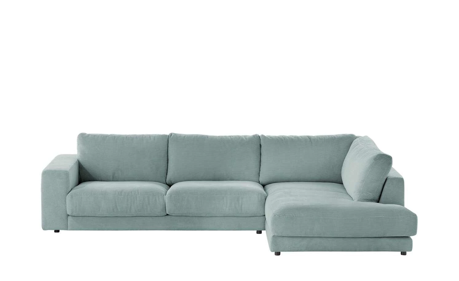 VIVA Cord-Ecksofa Sila | Light Blue (Blau-Grau) rechts 4 VIVA Cord-Ecksofa Sila | Light Blue (Blau-Grau) rechts – Bild 2