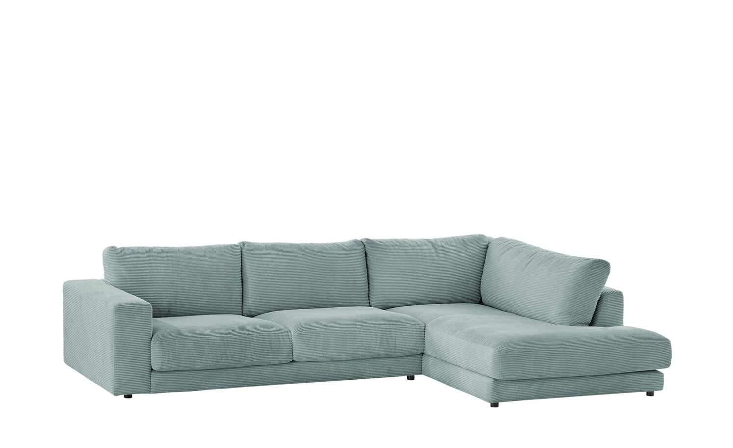 VIVA Cord-Ecksofa Sila | Light Blue (Blau-Grau) rechts 6 VIVA Cord-Ecksofa Sila | Light Blue (Blau-Grau) rechts – Bild 4