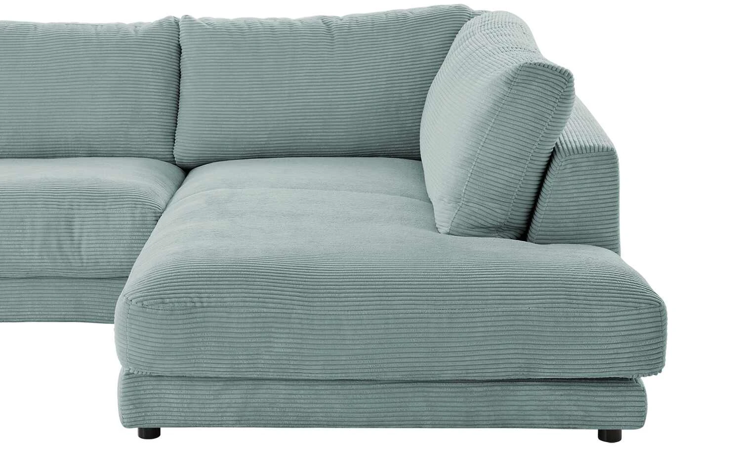 VIVA Cord-Ecksofa Sila | Light Blue (Blau-Grau) rechts 8 VIVA Cord-Ecksofa Sila | Light Blue (Blau-Grau) rechts – Bild 6