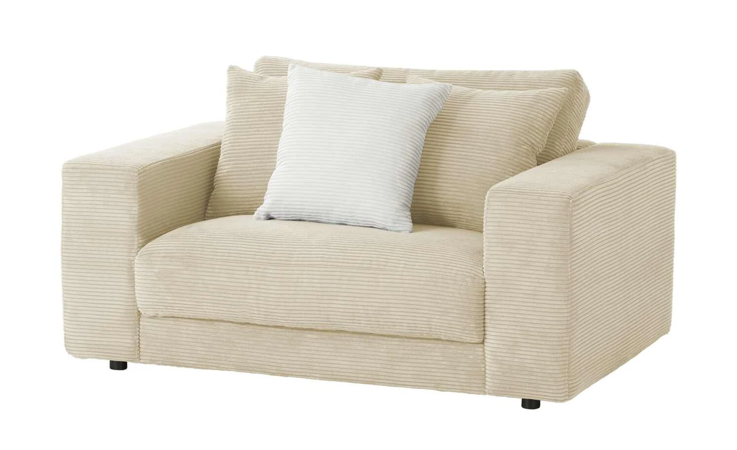 VIVA Megasessel aus Cord Sila | Nature (Creme) 9 VIVA Megasessel aus Cord Sila | Nature (Creme) – Bild 7