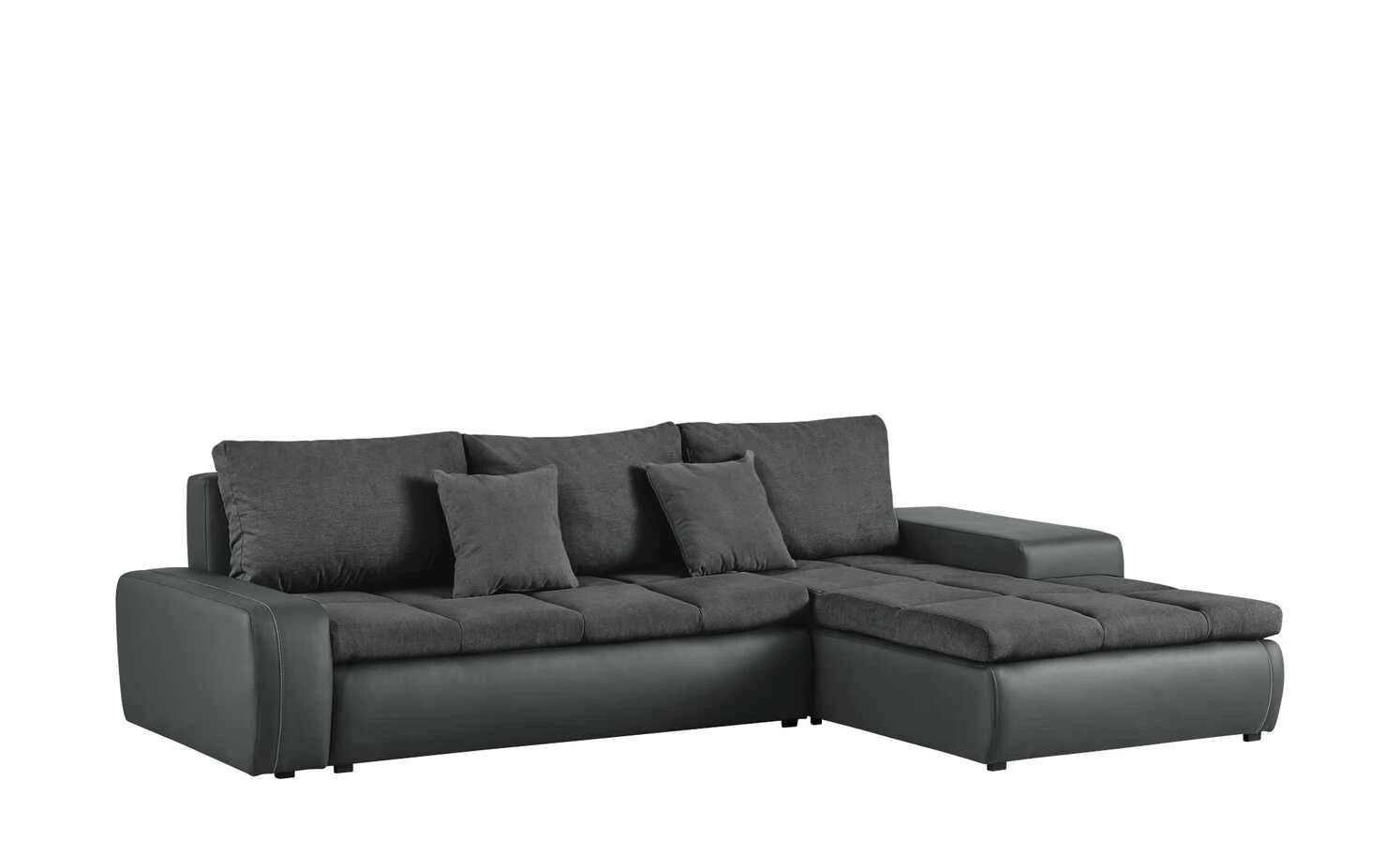 switch Ecksofa mit 2 Sitzhocker Riva | Schwarz rechts ohne 4 switch Ecksofa mit 2 Sitzhocker Riva | Schwarz rechts ohne – Bild 2