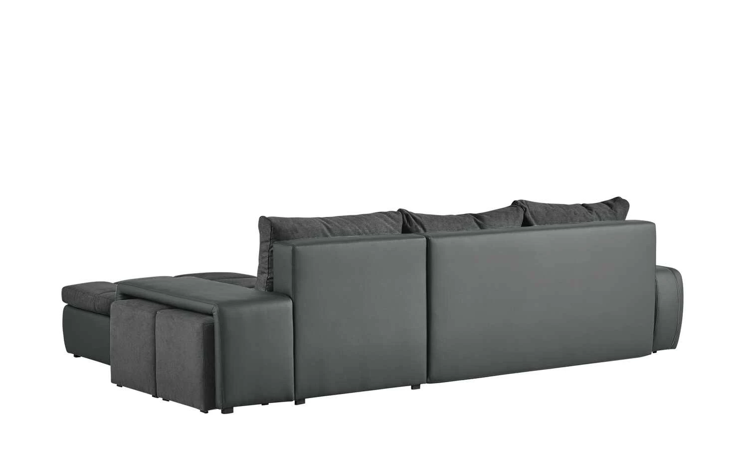 switch Ecksofa mit 2 Sitzhocker Riva | Schwarz rechts ohne 7 switch Ecksofa mit 2 Sitzhocker Riva | Schwarz rechts ohne – Bild 5