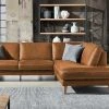 Ravensberger Werkstätten Ecksofa Leder Domino | Cognac (Rot-Braun) rechts -Sofas Verkaufsladen 28402877 9 202109091234