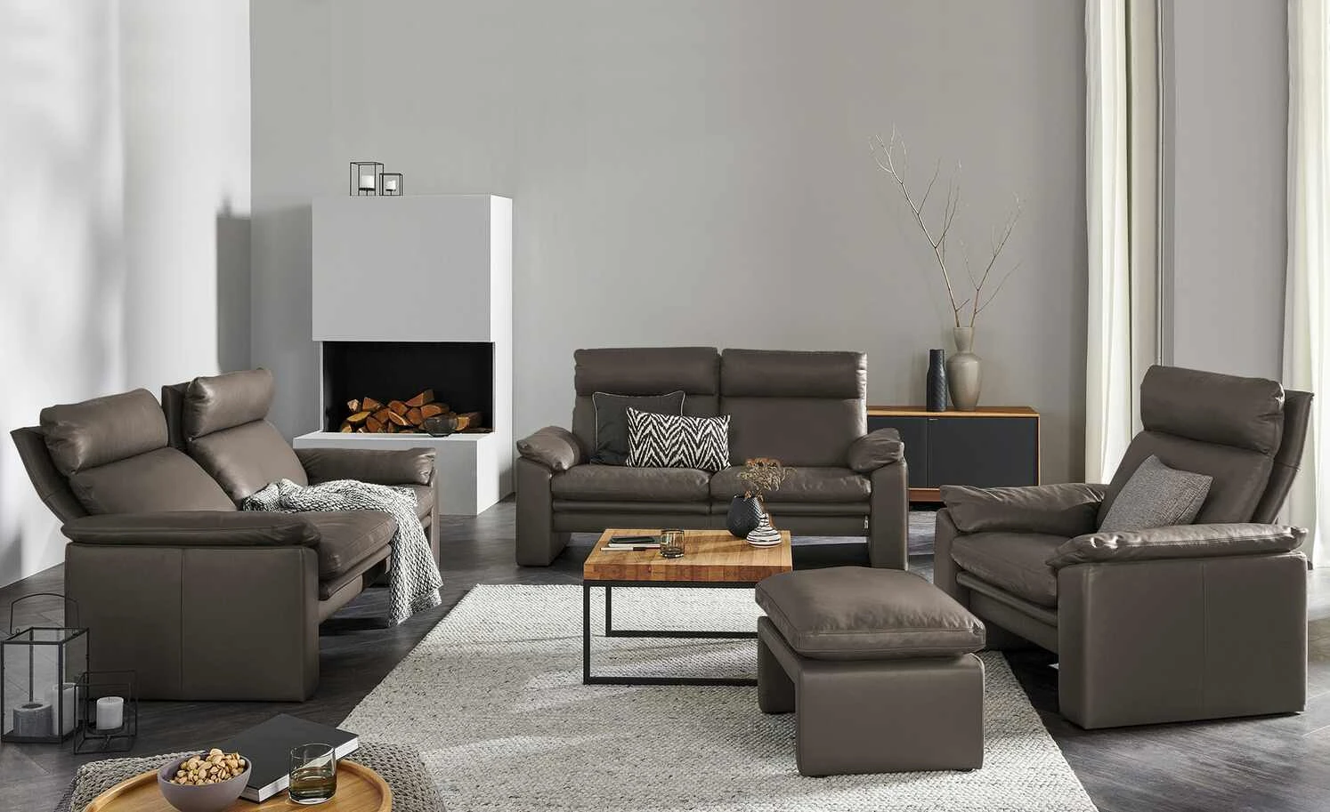 erpo just relax Ledersofa JR960 Bari | Mocca (Dunkelbraun) 2 3 erpo just relax Ledersofa JR960 Bari | Mocca (Dunkelbraun) 2