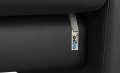 erpo just relax Ledersofa JR960 Bari | Schwarz 2 -Sofas Verkaufsladen 28403206 8 202109012233