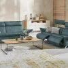 himolla Ledersofa 1926 | Türkis (Blau-Grau) Grundfunktion -Sofas Verkaufsladen 28403611 10 202109022234