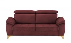 meinSofa Einzelsofa Chloe | Bordeaux (Dunkelrot) ohne
