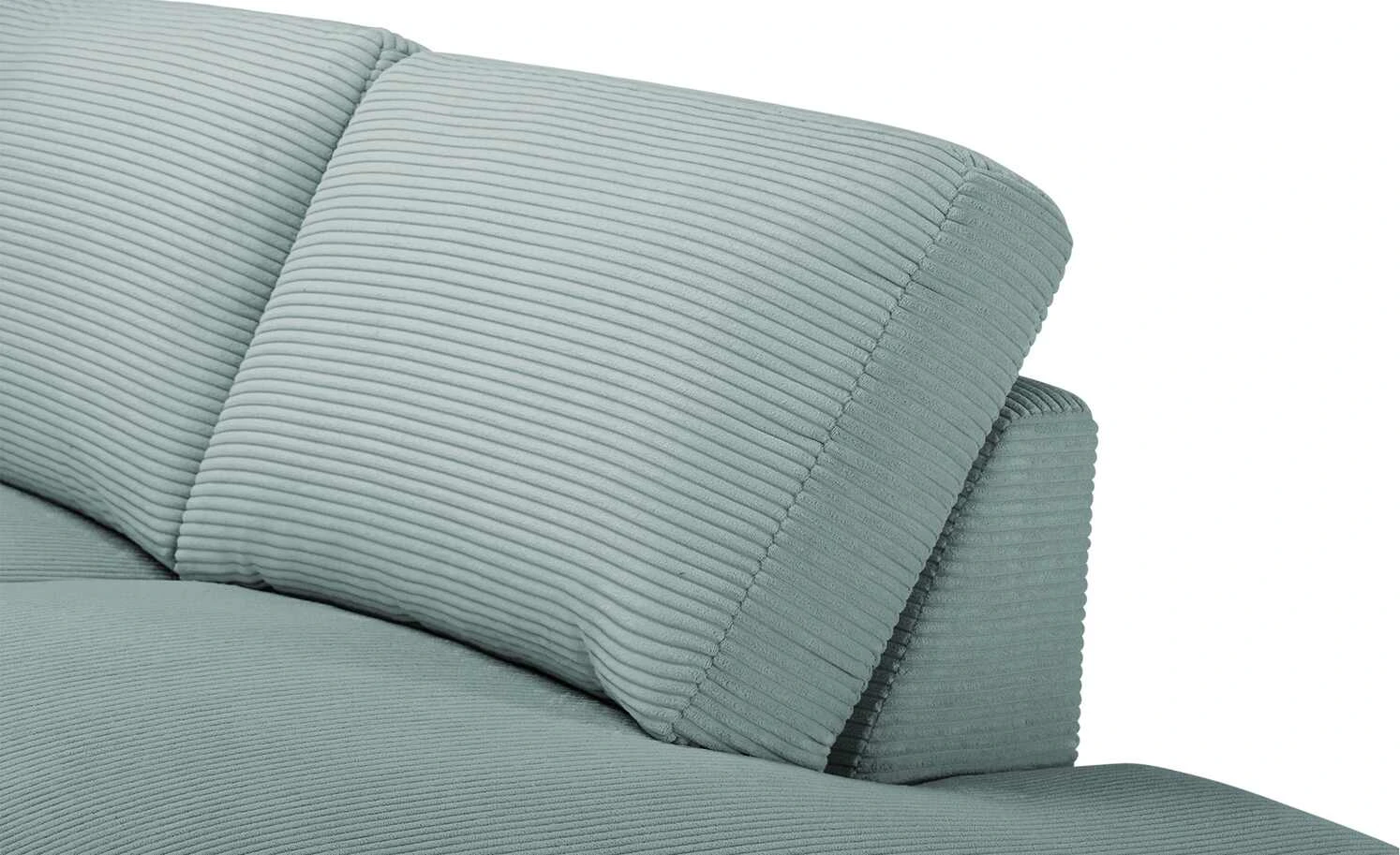VIVA Cord-Sofa Capa | Light Blue (Hellblau) rechts 7 VIVA Cord-Sofa Capa | Light Blue (Hellblau) rechts – Bild 5