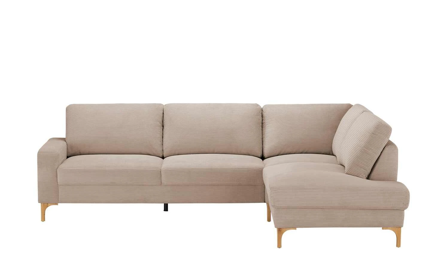 VIVA Cord-Sofa Capa | Taupe (Hellbraun) rechts 4 VIVA Cord-Sofa Capa | Taupe (Hellbraun) rechts – Bild 2
