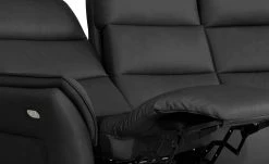 Wohnwert Trapezsofa aus Leder Corvina | Black (Schwarz) -Sofas Verkaufsladen 28404535 15 202110012237