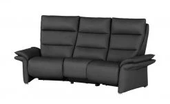 Wohnwert Trapezsofa aus Leder Corvina | Black (Schwarz) -Sofas Verkaufsladen 28404535 17 202110012237