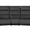 Wohnwert Trapezsofa aus Leder Corvina | Black (Schwarz) -Sofas Verkaufsladen 28404535 18 202110012237