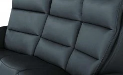 Wohnwert Trapezsofa aus Leder Corvina | Nightblue (Dunkelblau) -Sofas Verkaufsladen 28404536 16 202110012237