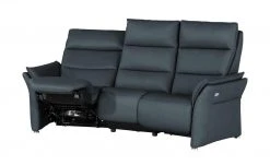 Wohnwert Trapezsofa aus Leder Corvina | Nightblue (Dunkelblau) -Sofas Verkaufsladen 28404536 2 202110012237