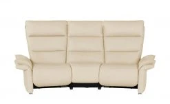 Wohnwert Trapezsofa aus Leder Corvina | Creme
