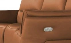 Wohnwert Trapezsofa aus Leder Corvina | Brandy (Orange) -Sofas Verkaufsladen 28404542 12 202110012237