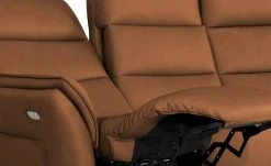 Wohnwert Trapezsofa aus Leder Corvina | Brandy (Orange) -Sofas Verkaufsladen 28404542 14 202110012237