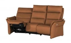 Wohnwert Trapezsofa aus Leder Corvina | Brandy (Orange) -Sofas Verkaufsladen 28404542 2 202110012237
