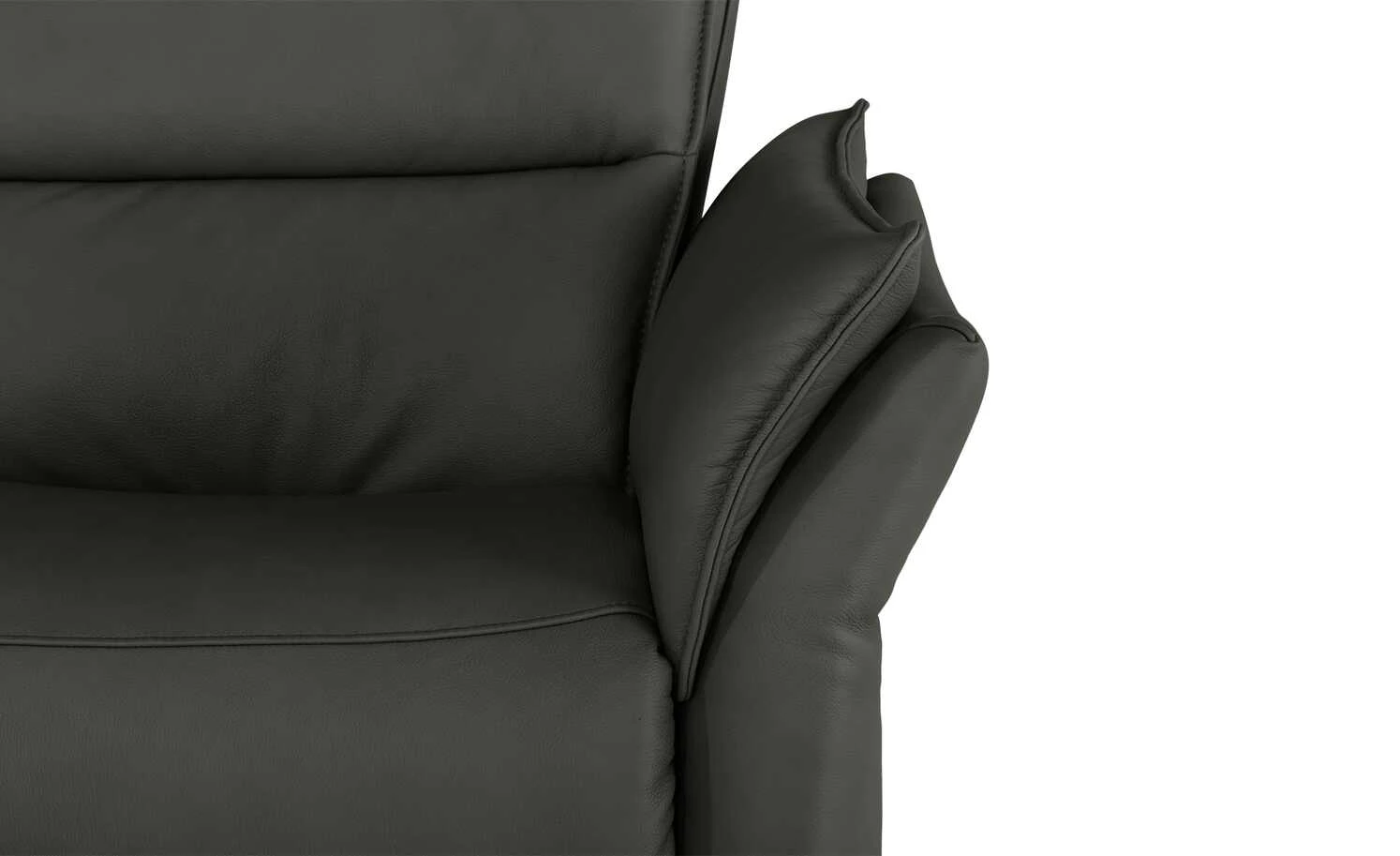 Wohnwert Trapezsofa aus Leder Corvina | Anthrazit 15 Wohnwert Trapezsofa aus Leder Corvina | Anthrazit – Bild 13