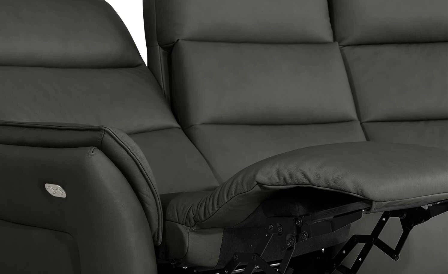 Wohnwert Trapezsofa aus Leder Corvina | Anthrazit 18 Wohnwert Trapezsofa aus Leder Corvina | Anthrazit – Bild 16