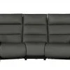 Wohnwert Trapezsofa aus Leder Corvina | Anthrazit -Sofas Verkaufsladen 28404543 17 202110012237