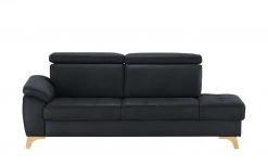 meinSofa Recamiere Chloe | Marine (Dunkelblau) links, links ohne