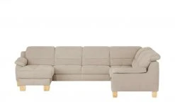meinSofa Wohnlandschaft Hanna | Beige (Hellbraun) rechts ohne