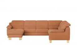 meinSofa Wohnlandschaft Hanna | Terra (Orange) rechts ohne