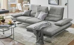 W.SCHILLIG Ecksofa 16777 Broadway | Grey (Grau) rechts Erweiterte Funktion