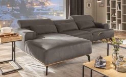 uno Ecksofa Perla | Earth (Dunkelbraun) links