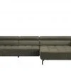 meinSofa Ecksofa Message | Olive (Dunkelgrün) rechts Erweiterte Funktion