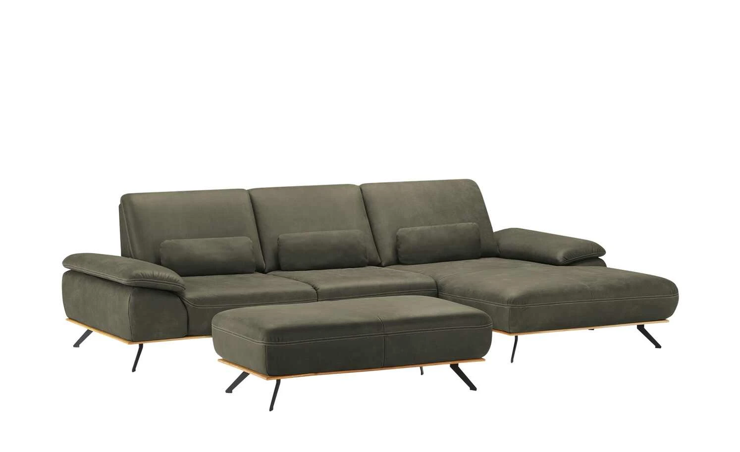 meinSofa Ecksofa Fiona | Olive (Dunkelgrün) rechts ohne 8 meinSofa Ecksofa Fiona | Olive (Dunkelgrün) rechts ohne – Bild 6