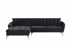 pop Ecksofa Saturn | Black (Schwarz) links