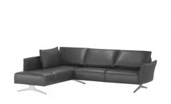 KOINOR Ecksofa Leder Vineto | Pepper (Dunkelgrau) links -Sofas Verkaufsladen 28406888 13 202202042233