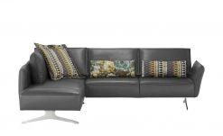 KOINOR Ecksofa Leder Vineto | Pepper (Dunkelgrau) links -Sofas Verkaufsladen 28406888 9 202202042233