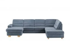 meinSofa Wohnlandschaft Marc | Navy (Dunkelblau) rechts ohne